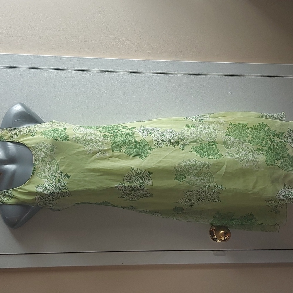 Jessica Green Floral Midi Dress